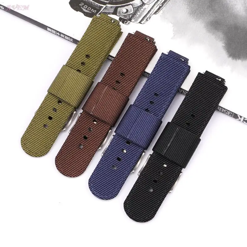 16mm 18mm Nylon Canvas Strap for Casio G-SHOCK GM-110 GM-2100 GA-900 700 AQ-S810 Men Replacement Waterproof Watch Band Bracelet