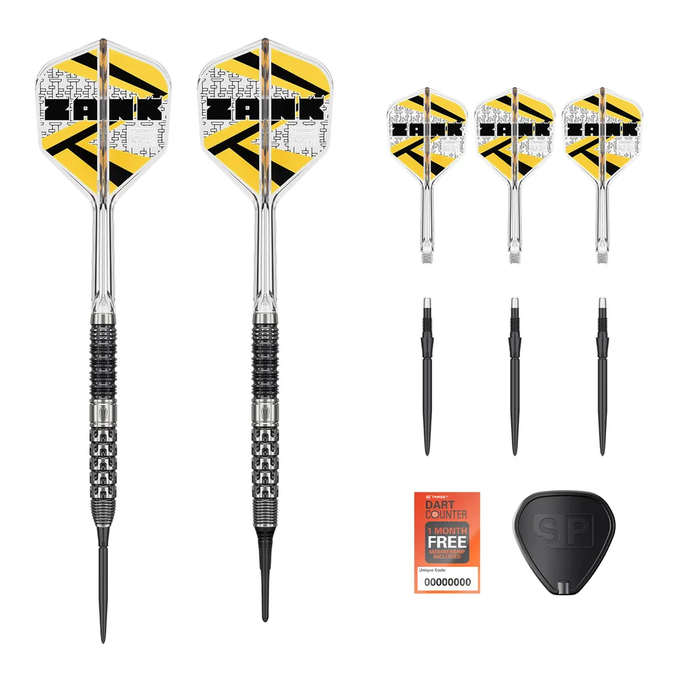 DARTSLIVE  ※ジャンク品 Darts 90% Tungsten Steel ZANK Zhan Qingyu G1 Integrated Wing Soft
