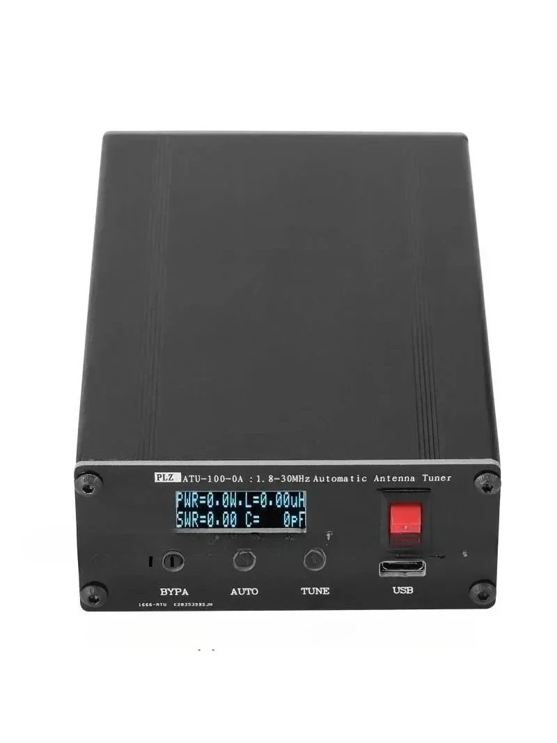 2026GOOD NEW ATU-100-0A 1.8-30MHz Automatic Antenna Tuner With Aluminum Alloy Shell Upgraded Version For ATU-100