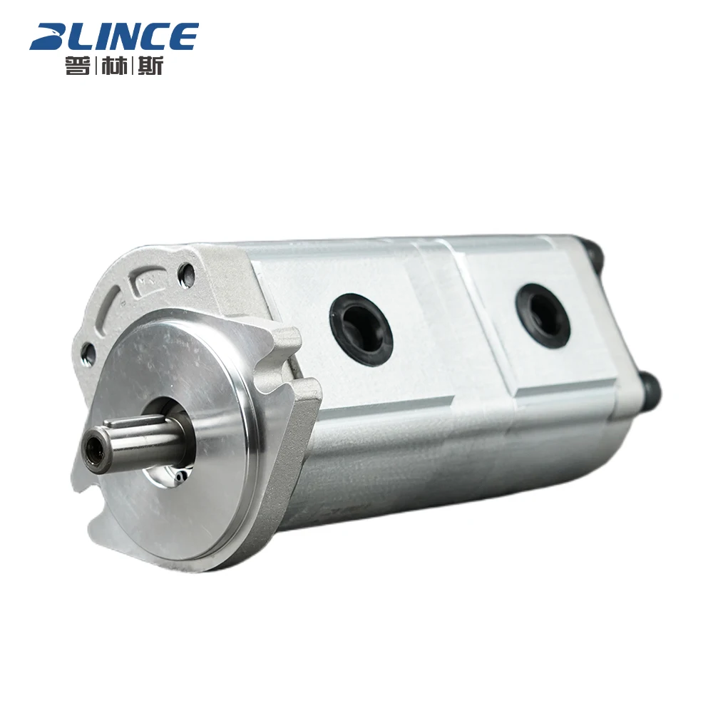 CBWL Double Hydraulic Gear Pump Synchronous 2500 RPM 100 L/Min Flow for Concrete Mixer Truck and Batching Plant Hydraulic Pump