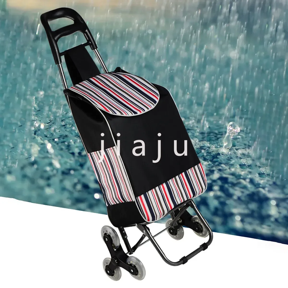 Foldable Shopping Trolleys Cart Bag Pulling Trolley Shopping Cart Trolly Carriers Hand Trucks Luggage Grocery Storage Bag