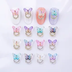 10Pcs New Arrivals Butterfly Nail Adornments for Unique Manicures Innovative Laser Nail Decorations for Fashionable Nails