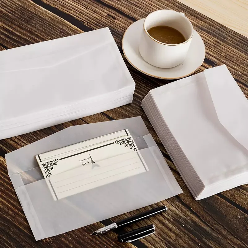 

Прозрачный конверт, набор полупрозрачных бумажных конвертов, винтажные свадебные приглашения, конверты для открыток