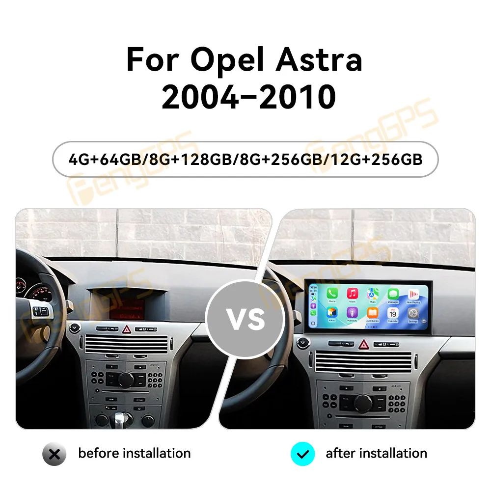 

15,8-дюймовый Android 15 CarPlay автомобильный радиоприемник для Opel Astra 2004-2010, мультимедийный плеер с сенсорным экраном, GPS-навигация, головное устройство DSP