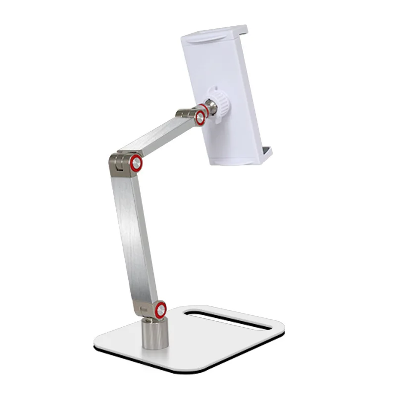 Tablet Display Screen Clip Holder Arm Stand Desk Base Metal Monitor Phone Bracket External Vertical Horizontal Screen Kit Parts