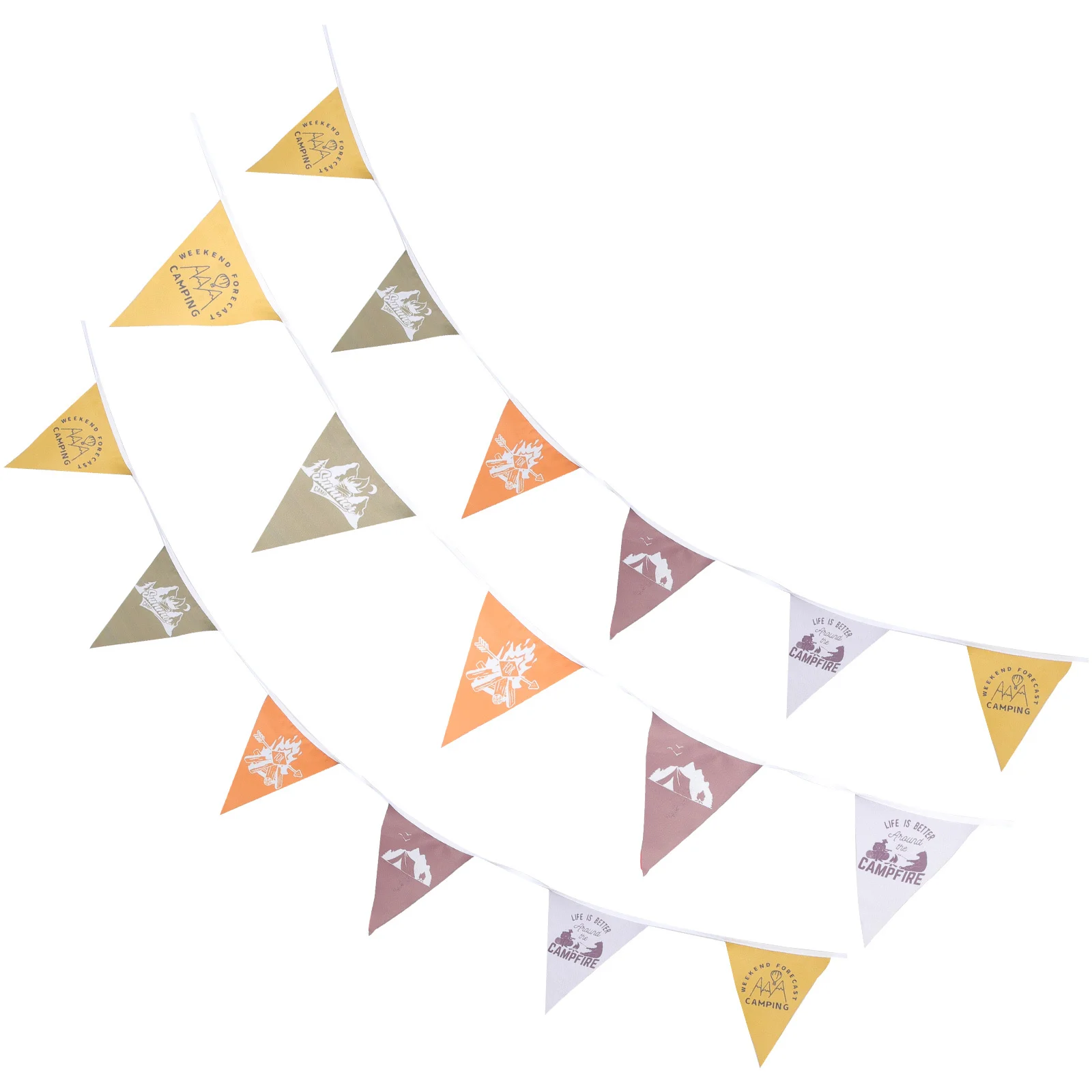 

Flag Banner Outdoor Party Decoration Hanging Tent Campsite Reusable Bunting Decorative Flag Pendant Camping Decor Festivals