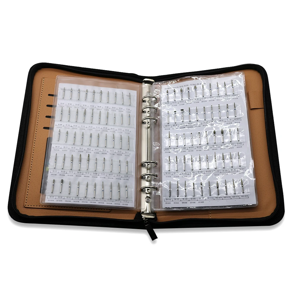 High Speed Diamond Burs Sample Wallet 324 Models Demonstation Book With Calculator