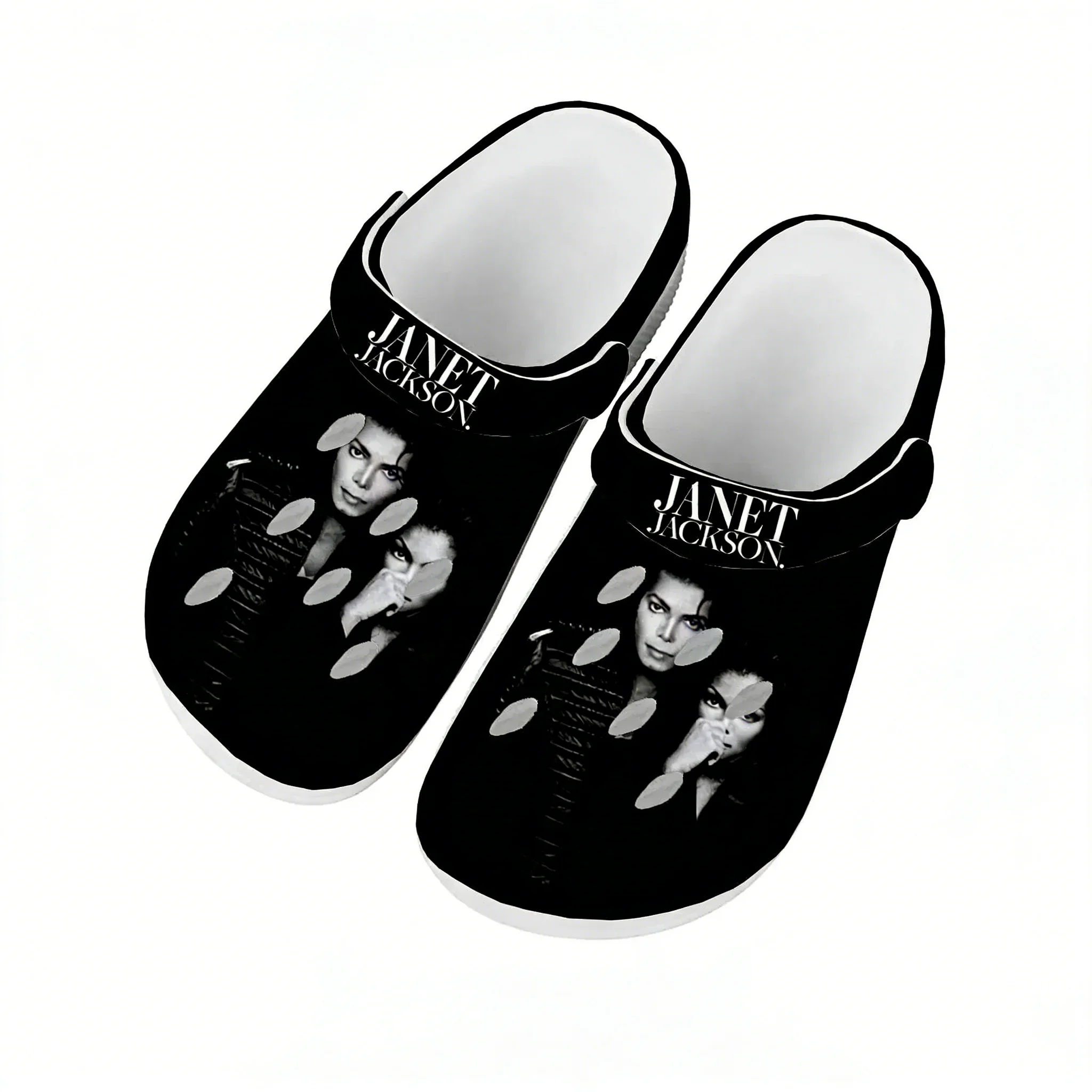 

Водные сандалии Janet Jackson для мужчин и женщин: удобные, модные, для дома и сада, с возможностью индивидуального дизайна, пляжные, дышащие, с отверстиями, тапочки