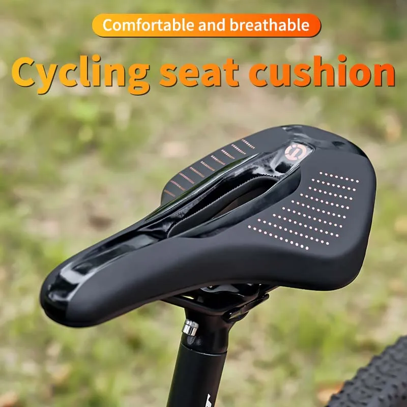 ESLNF Fahrrad MTB Rennrad Komfortabler Sitzkissen Hohlgeformter Atmungsaktiver Reitsattel Komfortabler Rennrad Ergonomischer Sattel