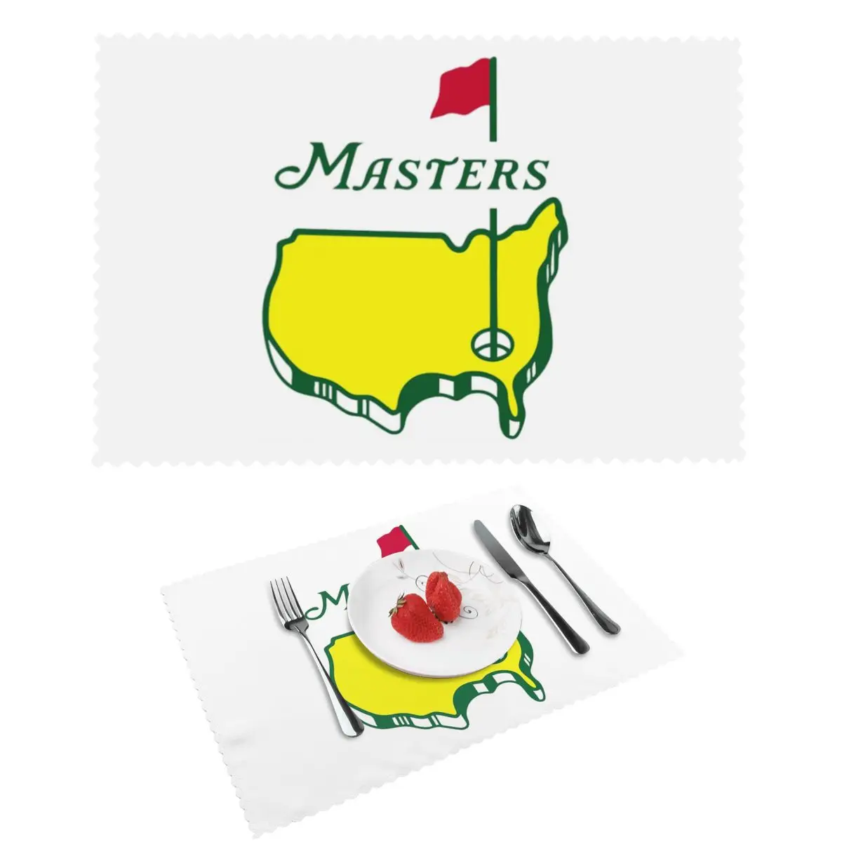 

Masters - The Masters 2022 Augusta National - Au Подставка для столовых приборов Моющийся коврик для обеденного стола Чаша Подставка для домашнего декора Абсорбент