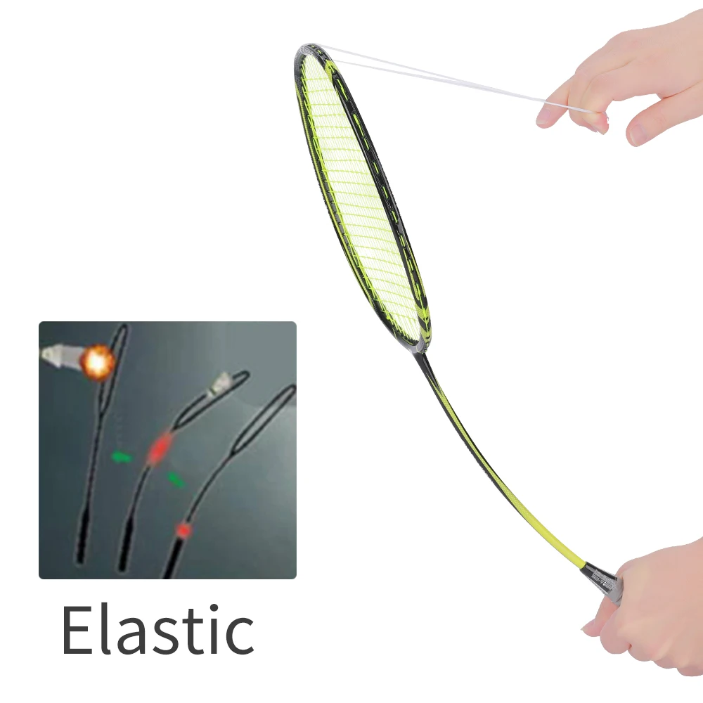 Hot Selling 5U 75g 35Lbs 100% Full Carbon Fiber Badminton Racket With Free Tied String Super Light Racquet