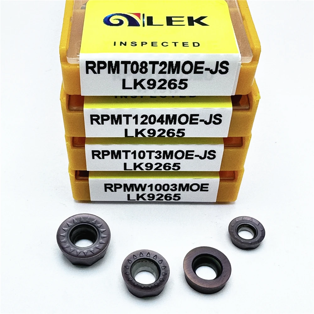 RPMT08T2 RPMW1003 RPMT10T3 RPMT1204 RPMT1606 LK9265 Milling Carbide Insert CNC Lathe Cutting Tools Steel Processing