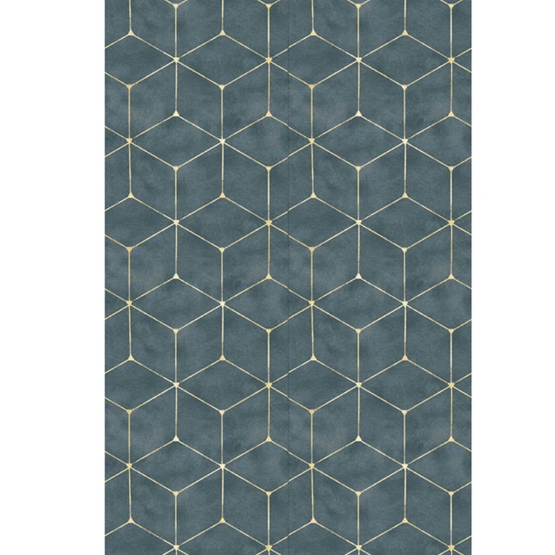 VinylGeometric Lattice Wall Decoration Self Adhesive Wallpapers Bedroom Study Living Room Furniture Makeover Home Decor Stickers