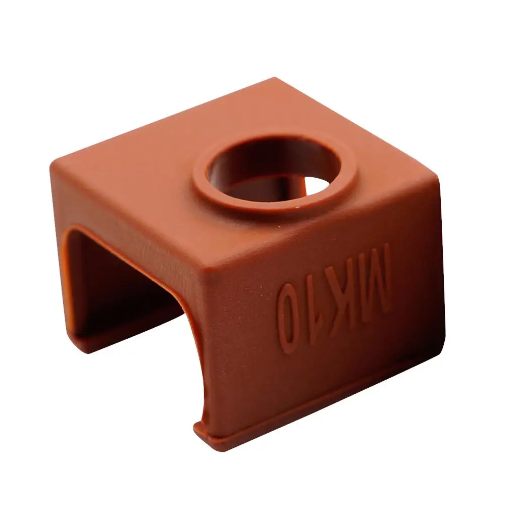 Silicone Socks Cover for MK10 Heat Block Case High Temperature Resistant 3D Printer Protection Sleeve