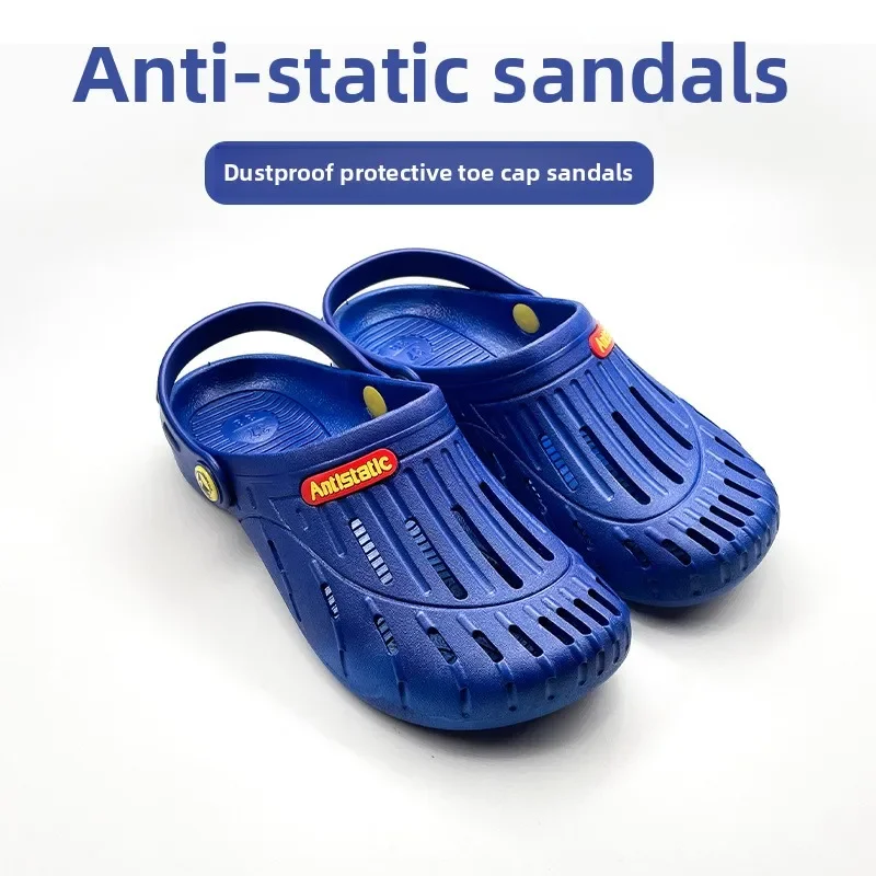 DurableBaotou Anti-static Sandals Dust-free Electronic Workshop Anti-static Shoes Dust-proof Shoes Anti-static Work Shoes