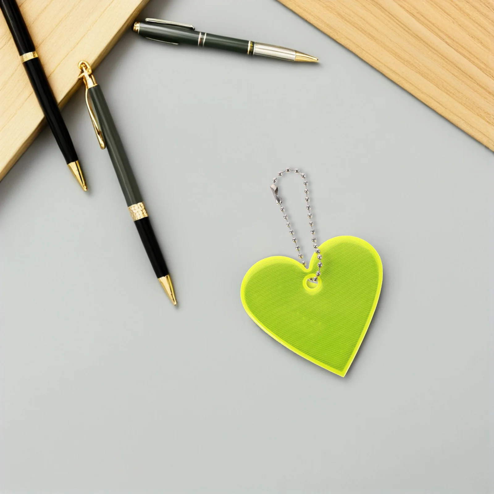 

24Pcs Reflective Safety Pendants Keychain Night Glow Bag Charm for Commuting Jogging Walking Ideal for Families Cycling Gear and