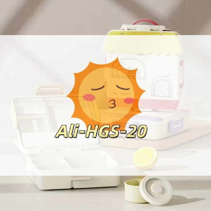 

4-Compartment Adult Lunch Box - Leak-Proof & Microwave Safe with Spoon & Fork, BPA-Free Meal Prep Container