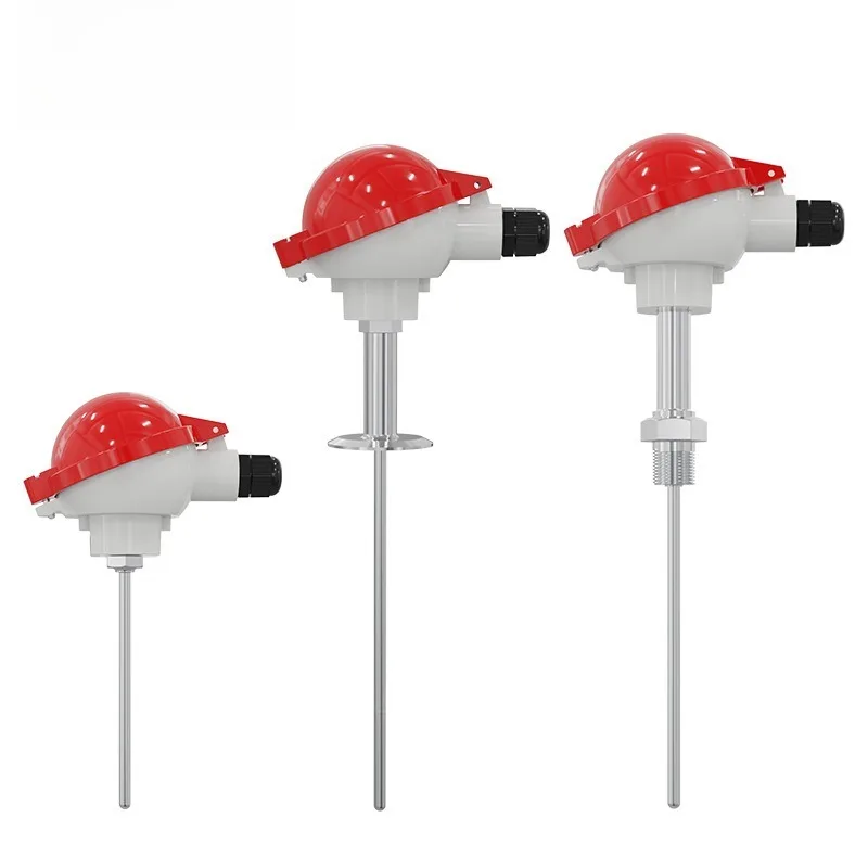 Temperature Transmitter, Thermal Resistance Pt100 High Precision K-Type Thermocouple Sensor