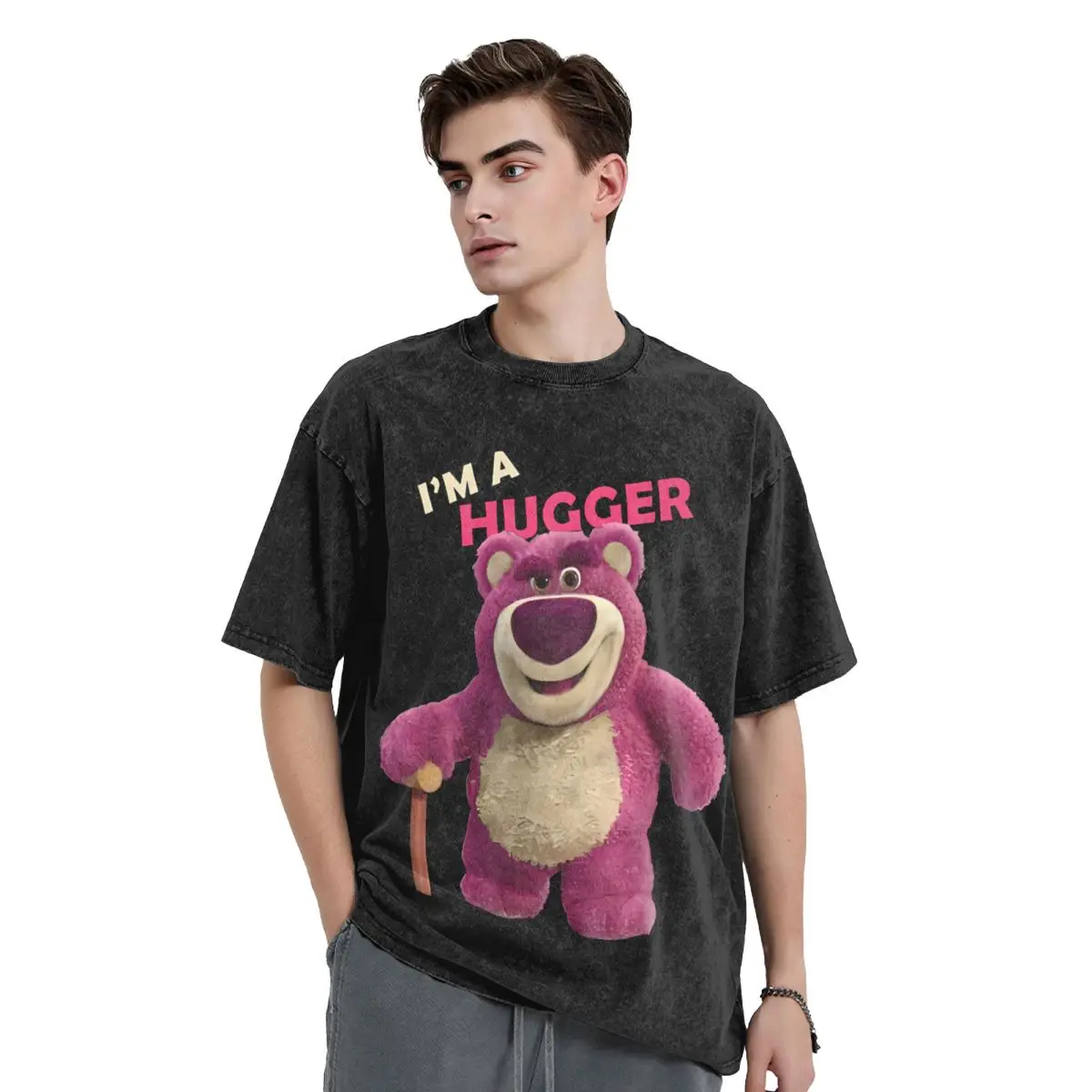 Men Perfect T Shirts Lotso Cotton Clothing Vintage Short Sleeve Round Neck Tee Shirt Gift Idea T-Shirts