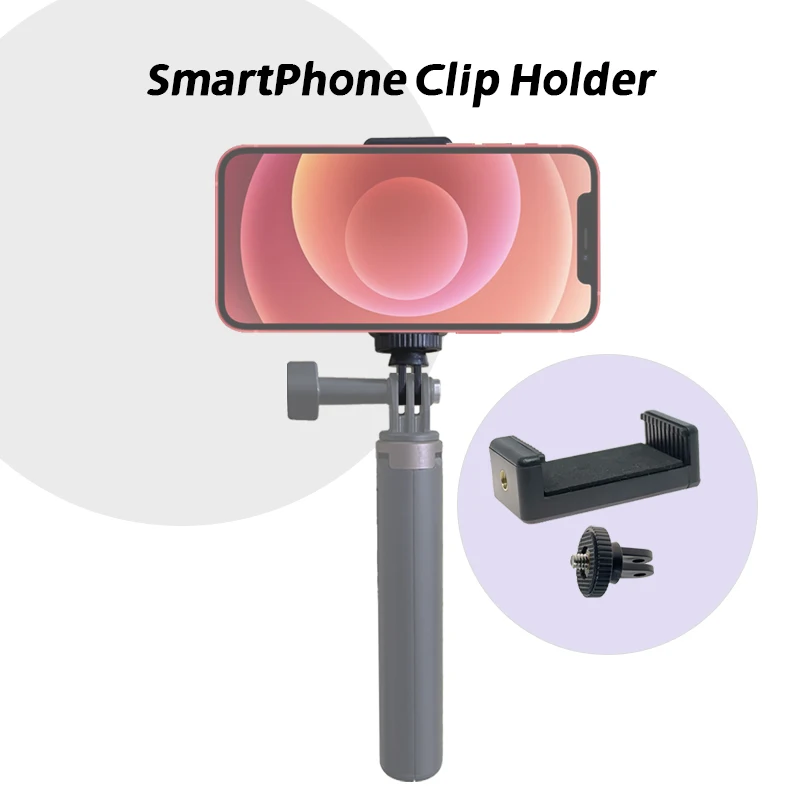 الهاتف الذكي حامل Clip Selfie العصي ترايبود جبل اكسسوارات الرياضة كاميرا محول إلى الهاتف المحمول ل Gopro آيفون سامسونج