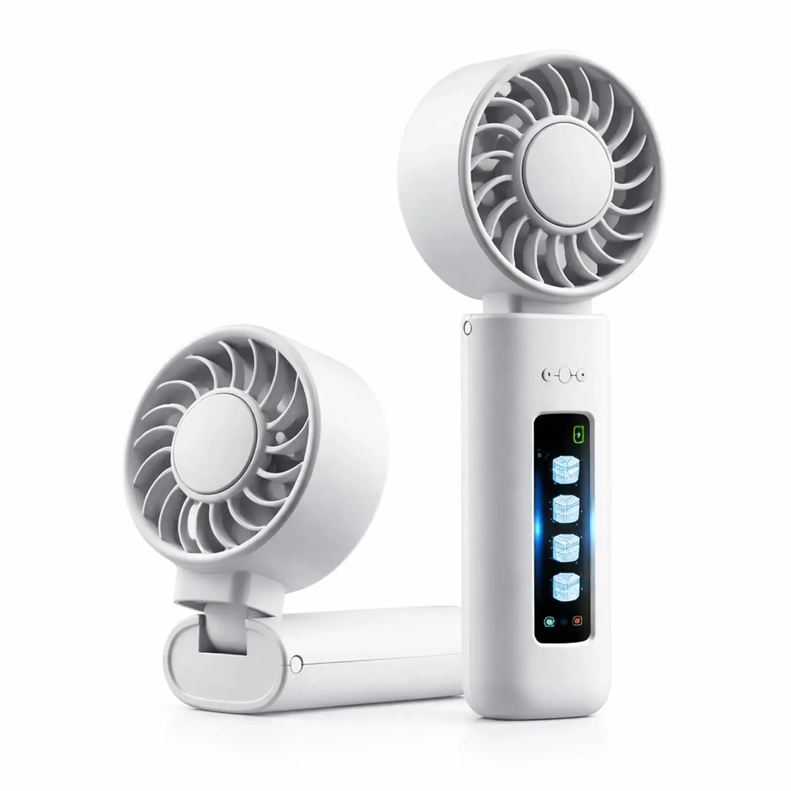 Portable Handheld Fan Folding Design Compact 100 Wind Speeds Portable Cooling Fan Mini Hand Fans Personal Fans for Beach Fishing