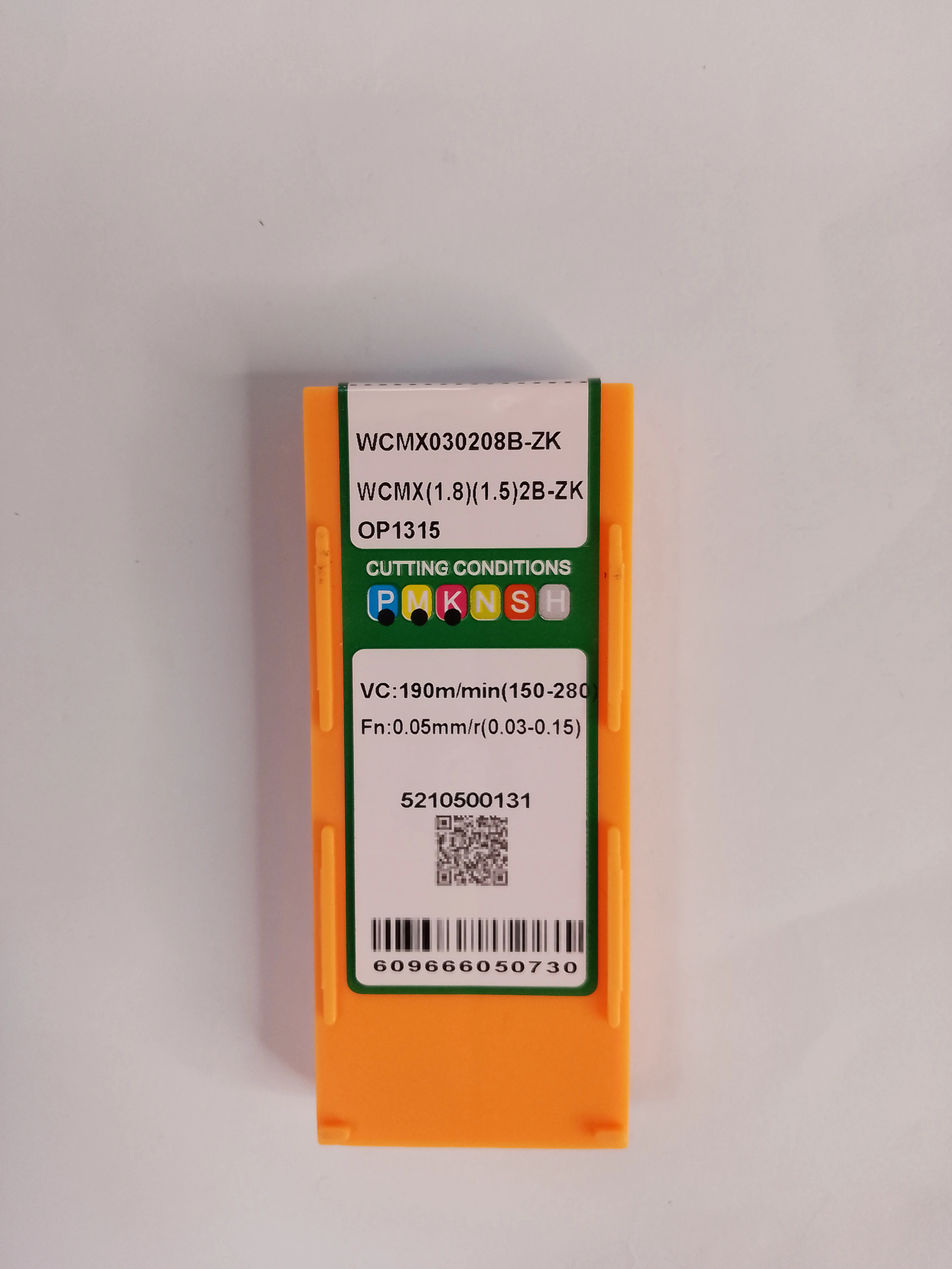 WCMX original 030208 B-ZK-OP1315 Insertos de eneldo en U de carburo Herramientas de torno CNC para P M