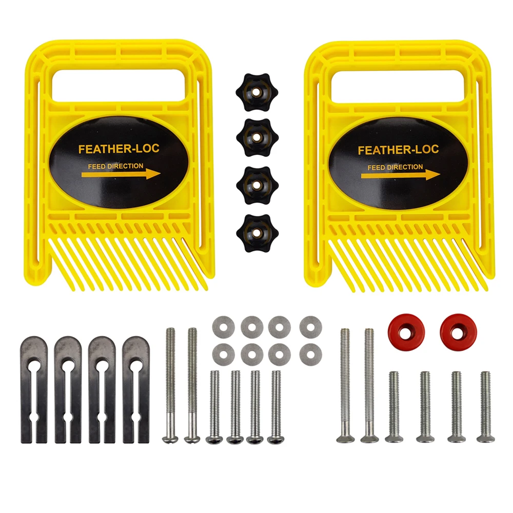 Multi-purpose Feather Loc Board Double Featherboards Miter Gauge Slot Woodworking Tools for Engraving Machine Circular Saw Table