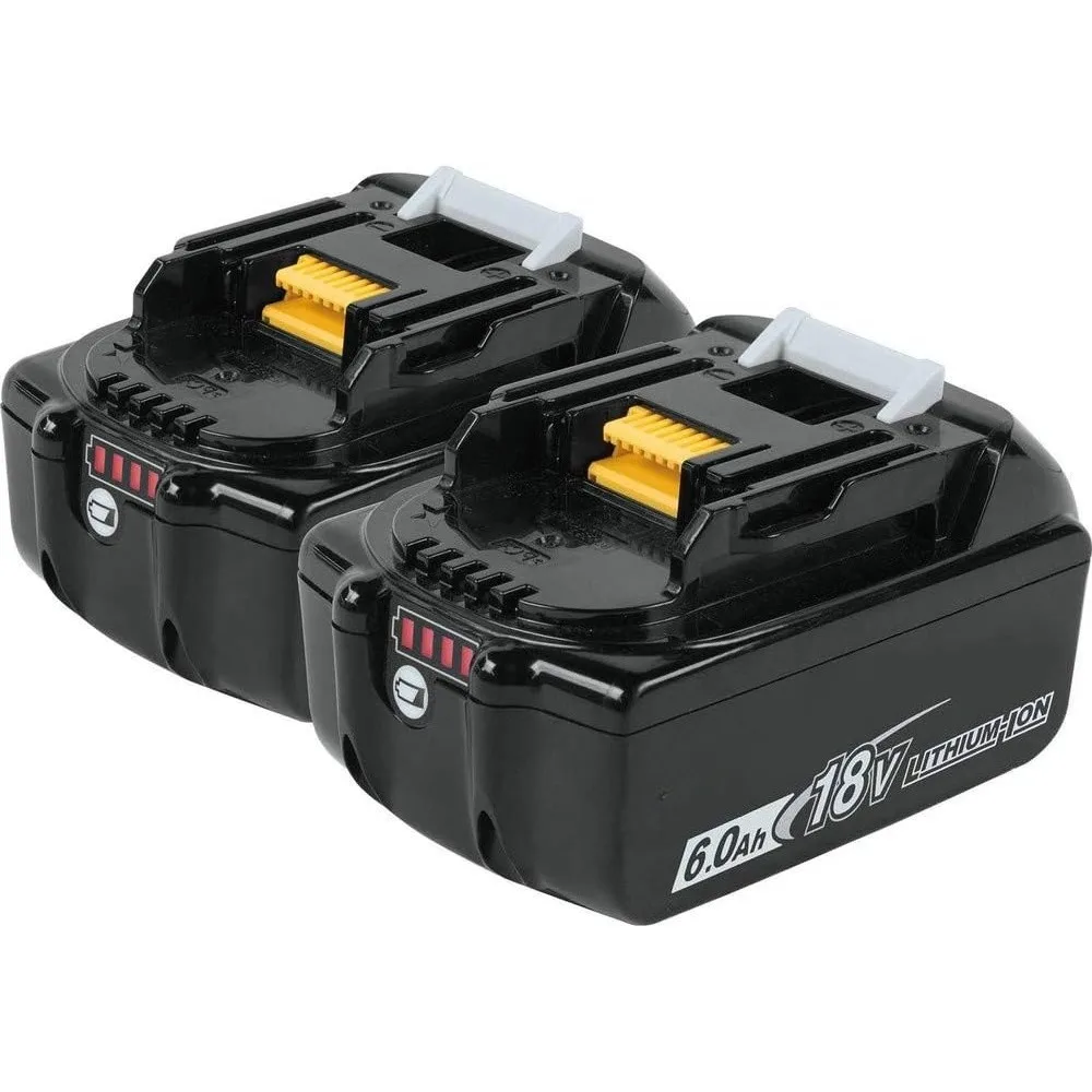 

BL1860B-2 18V LXT Lithium-Ion 6.0Ah Battery, 2/pk, Black