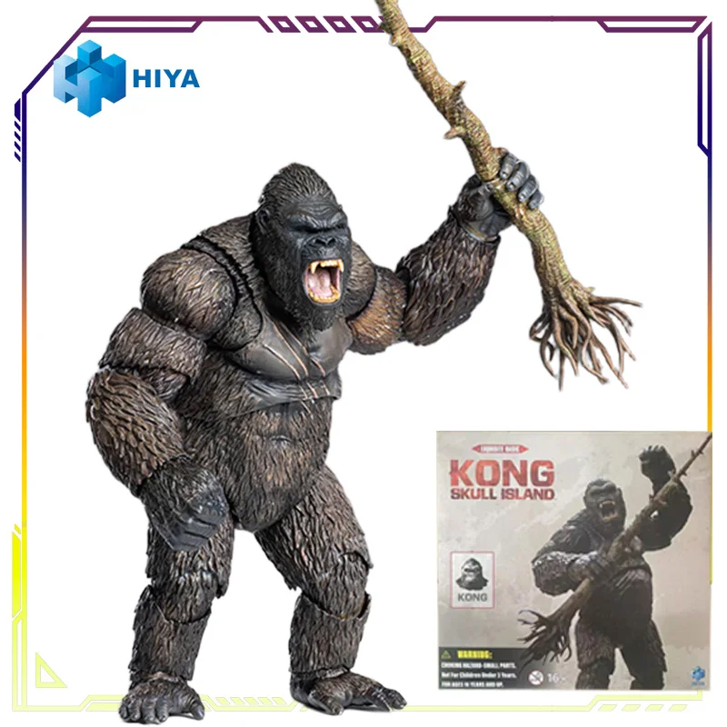 HIYA Original serie de valor definitivo King Kong · Skull Island King Kong \ esqueleto demonio figura de acción modelo juguetes regalos para niños