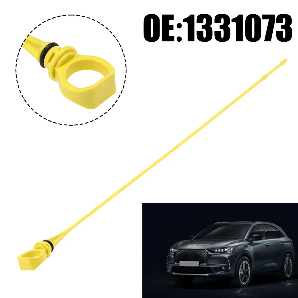 Dipstick Oil Level Indicator 1331073 For Ford For Fiesta For Fusion Accurate Oil Level Detection Yellow Plastic Oil Dipstick