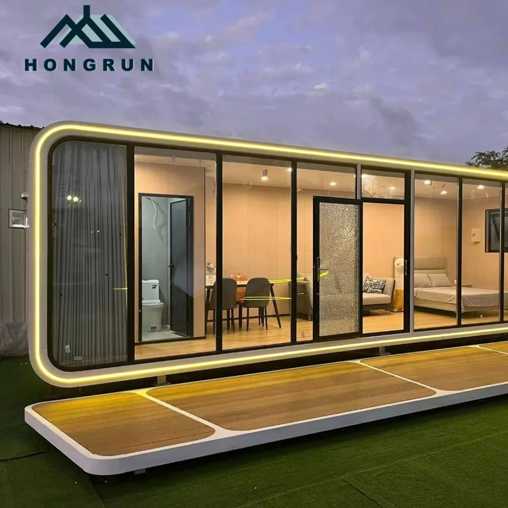 Cheap Prefab Popular Small Space capsule for Sale Prefabricated Portable 20ft 40ft Office Pod Insulated Container Home