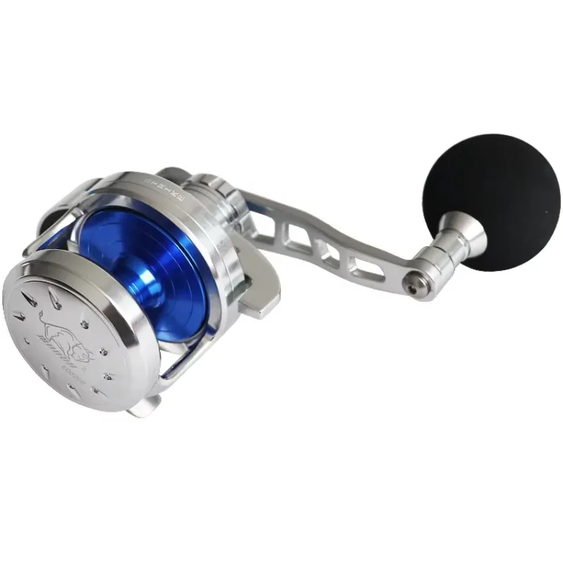 Sea trolling drum  all-metal drum reel ECO series sunken bottom fishing slow rocking iron plate fishing reel