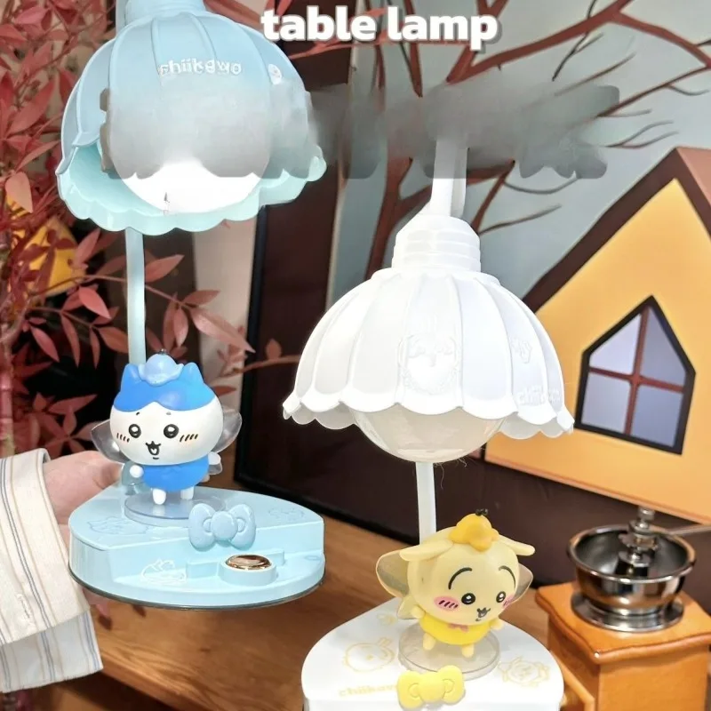 

Anime Chiikawa Small Table Lamp Rechargeable Model Bedside Lamp Dormitory Student Birthday Gift Cartoon New Hachiware Decoration