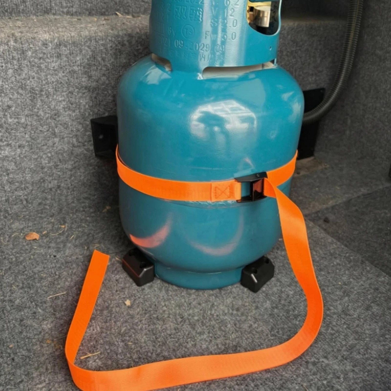 Gas Cylinder Fixing Strap Wear Resistant Cylinder Fixing Band Gas Bottle Tie down Strap Easy to Install Vehicle Storage