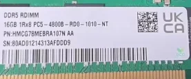 

Для 16 ГБ 1RX8 PC5-4800B-R HMCG78MEBRA107N