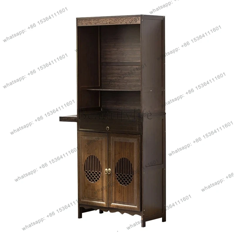 Buddha statue worship platform shrine cabinet vertical cabinet economical household God of Wealth Guanyin Bodhisattva cabinet