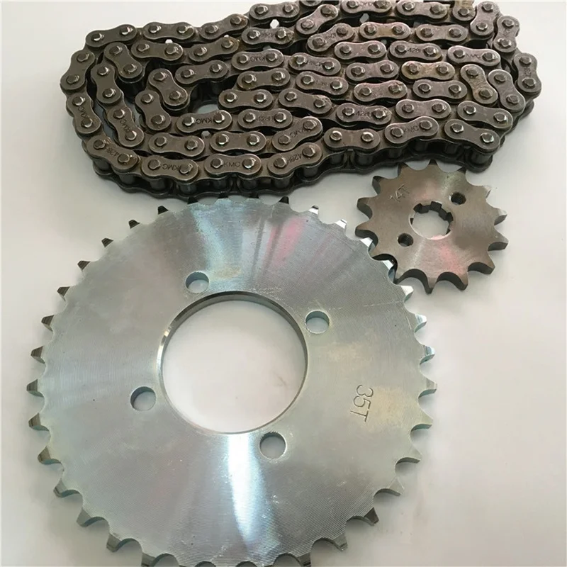 Steel Motorcycle Front and Rear Sprocket 14T / 45T