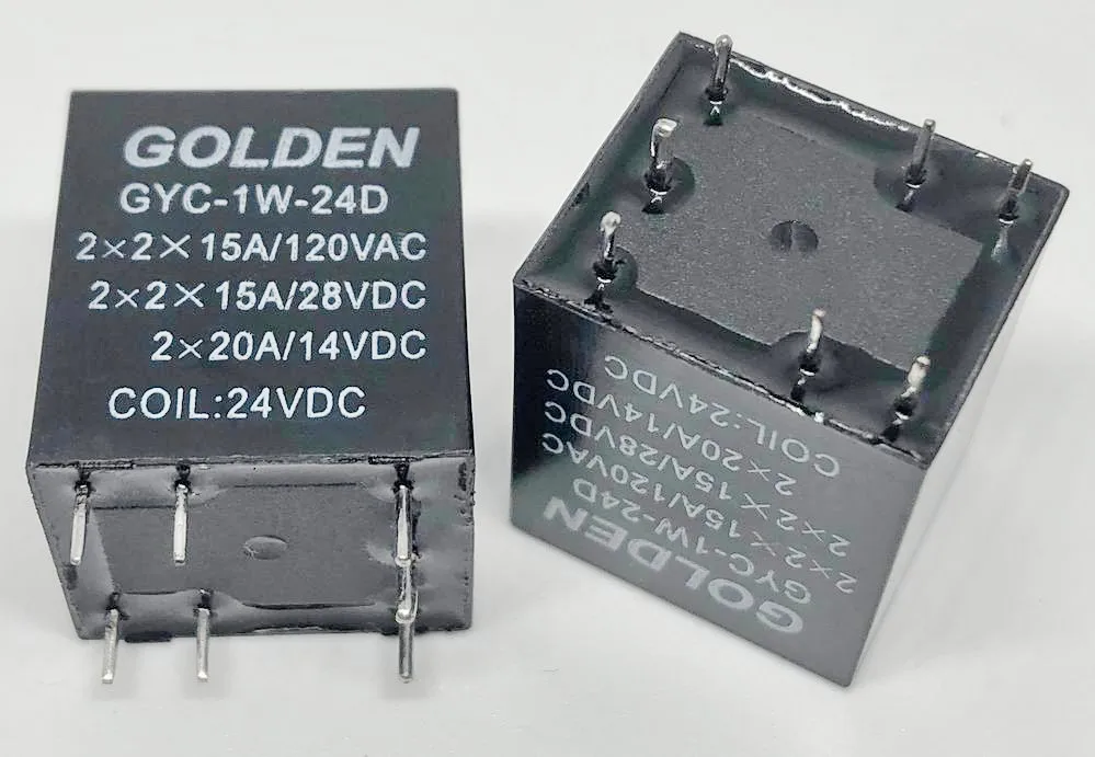 New GYC-1W-24D (4117-2C-24V) Relay 7 pins