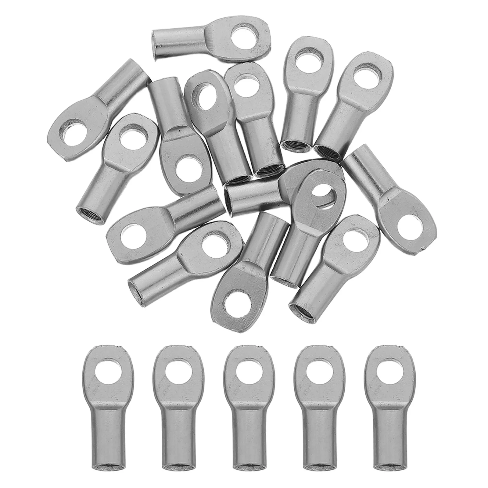 20Pcs Gas Spring Round Hole Support Head Hydraulic Lift Rod Connection Heavy Duty Gas Strut Mount Head Furniture Lift Support