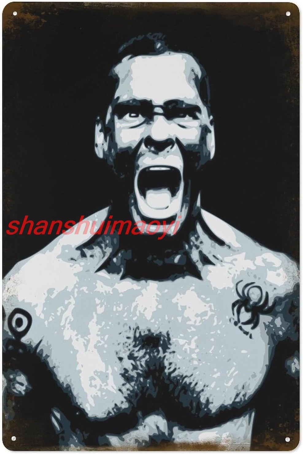 Henry Rollins Metal Tin Sign Poster 8”×12” Painting Sign Funny Wall Vintage Art Decor Retro Plaque For Home Bar Pub Club Ca KMN