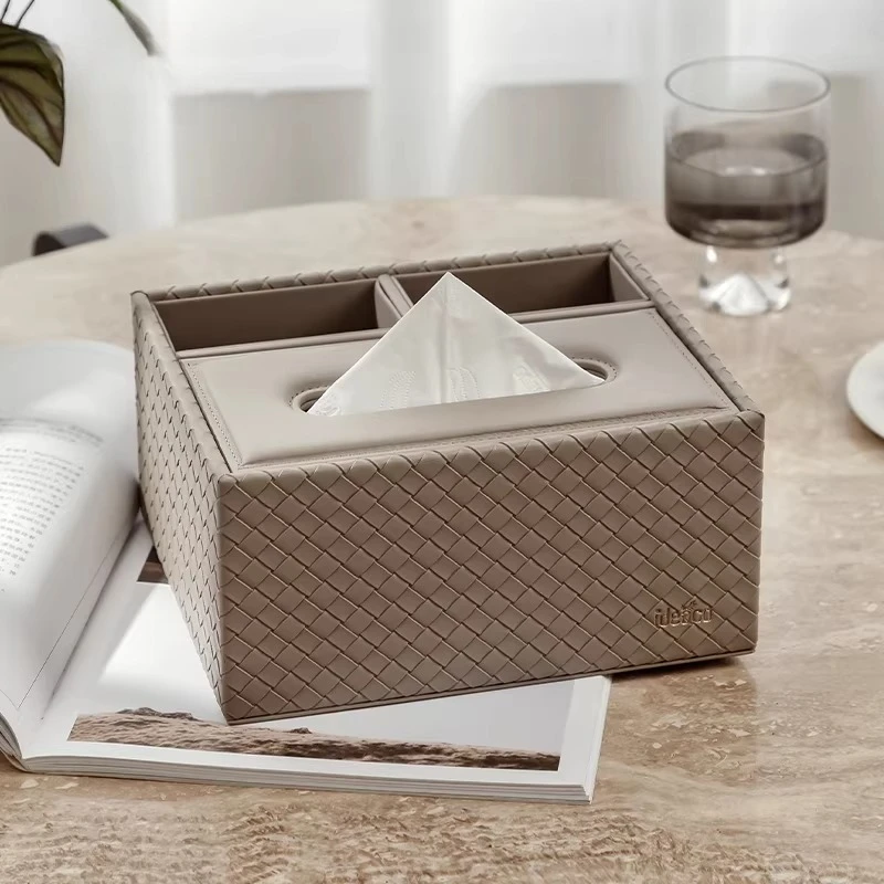 Light luxury premium desktop pumping carton living room bedroom remote control storage box tissue box