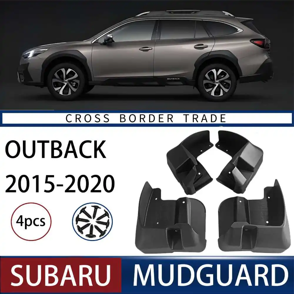 ABS Car Mud Flaps, Splash Guard, Para-lamas, Para-lamas, Frente e Traseiro Fender, Auto Acessórios para Subaru Out Back 2015-2020, 2021