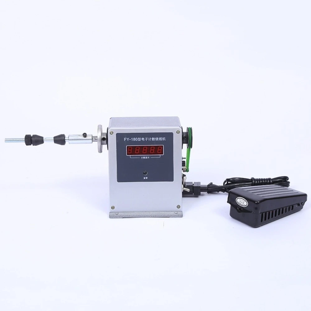 Foot Pedal Controlled Electric Coil Winder Automatic Wire Winding Tool for Fishing Line Coil Processing