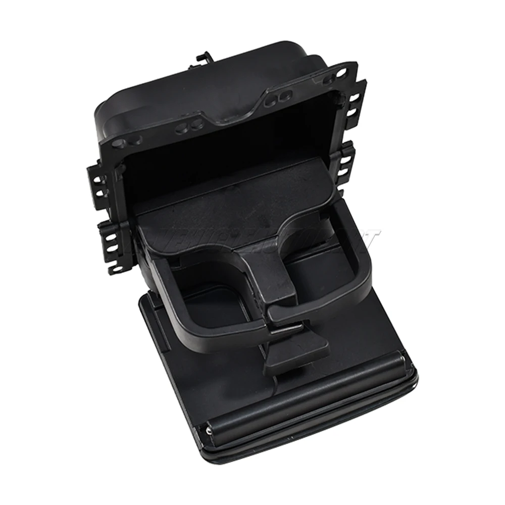 Picture 6: New 7N0862533 for VW Golf Sharan MK2 Tiguan MK1 Seat Alhambra MK2 Dual Cup Holder Rear Drinking Cup Bracket Black Car Accessorie