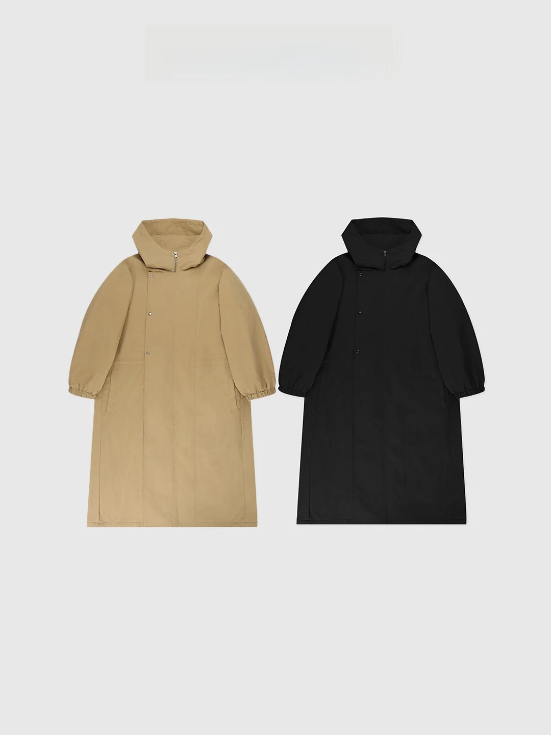 

Пальто с капюшоном Tang Jialing Sister Paris Magazine Lazy Sle Fce, на подкладке, BFFBD082, женское повседневное пальто из смесового хлопка