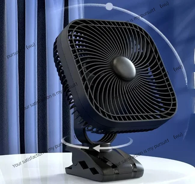 For Baby Stroller Outdoor Camping Home Travel OPOLAR Rechargeable Clip Fan with Light & Hook 70H Runtime Strong Wind Usb Fan