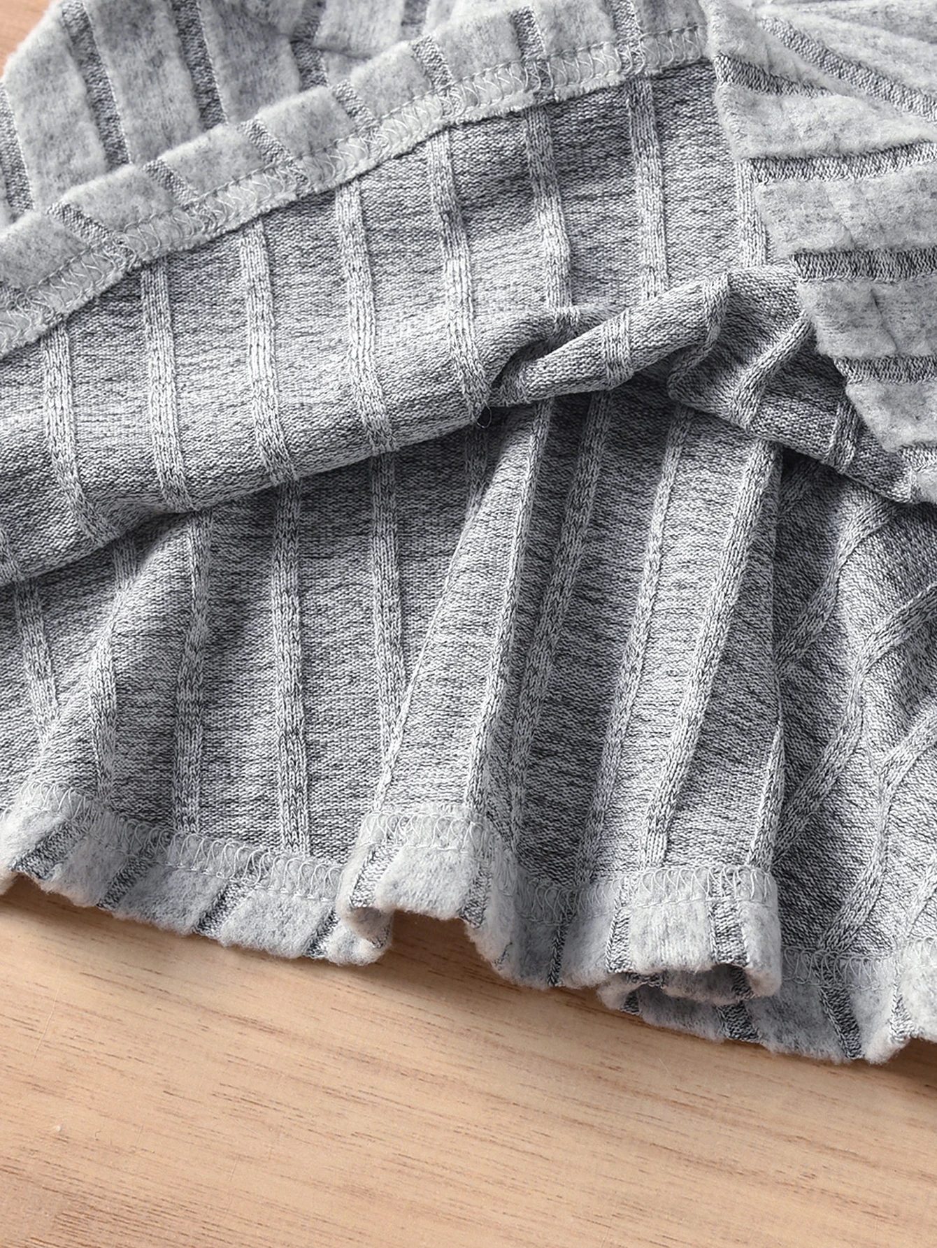 بدلة بناتي بأكمام طويلة، بلوزة بفيونكة دائرية للأطفال وسراويل طويلة مناسبة للأنشطة الخارجية للربيع والخريف #3