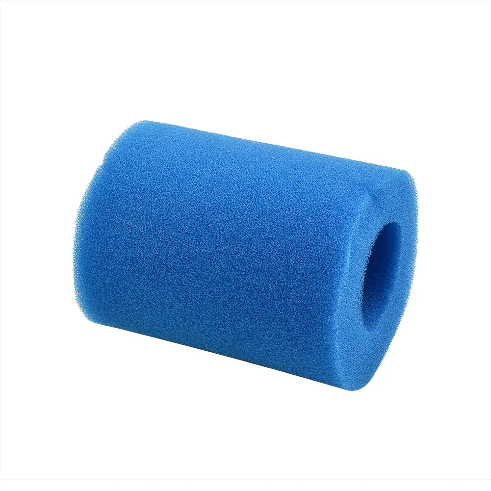 1pcs For Type II Washable Reusable Swimming Pool Filter Foam Sponge Cartridge 58094 Pool Equipment Parts  Blue