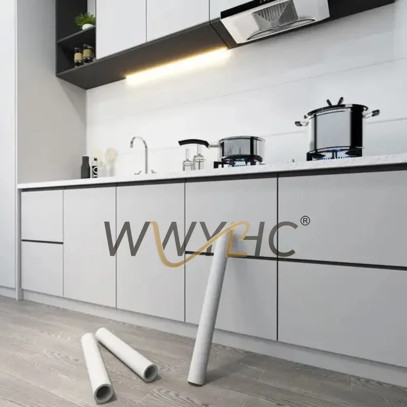 3M-10M Self-Adhesive Kitchen Wallpaper Oil-Proof Waterproof Wall Stickers for Cabinet Home Decoration