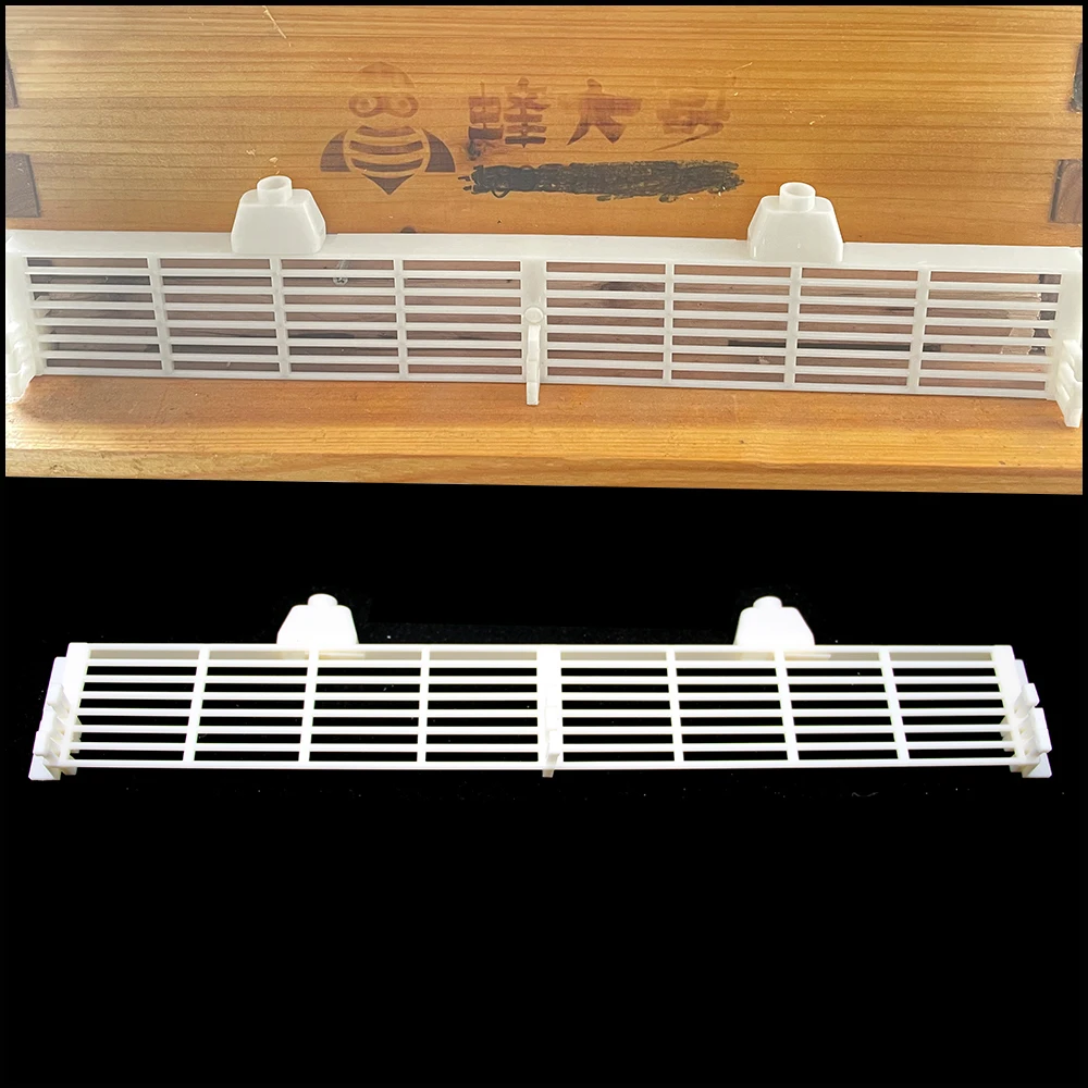 2PCS Supers Entrance Closer Reducer Porch Anti-Escape Hive Gate Keep Small Hive Beetles from Entering Ventilation And Air FLow